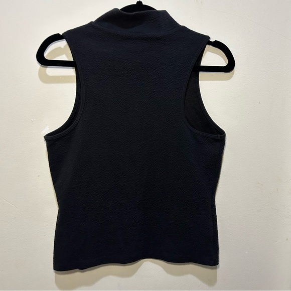 Maeve by Anthropologie Cotton Blend Black Sleeveless High-Neck Top Size Medium - Picture 2 of 7